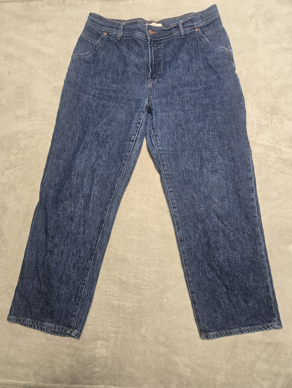 Madewell Men's The Perfect Vintage Jean Relaxed Dark Blue Fits Men's Size 34x28